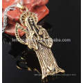 Reasonable price thin chain simple gold pendant design, new compass antique pendant